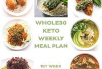 Whole30 and Keto Weekly Meal Plan for December Week One
