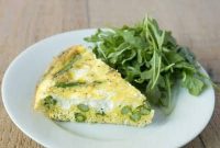 Spring Asparagus and Chevre Frittata