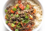 Umami-Rich Whole30 Keto Asian Beef Bowls