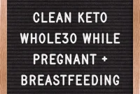 Clean Keto Whole30 for Pregnancy and Breastfeeding
