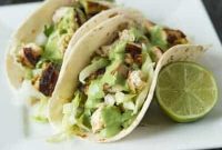 Zesty Cilantro Lime Ranch Chicken Tacos
