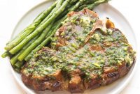 Zesty Lemon Herb Butter Pork Chops Whole30 Keto