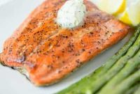 Golden Seared Salmon with Fresh Dill Butter