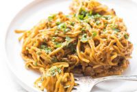 Guilt Free Whole30 Keto Spaghetti with Meat Sauce