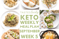Keto Weekly Meal Prep September Week Five
