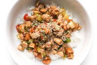 Delicious Whole30 Keto Chicken Celery Stir Fry