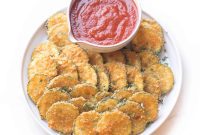 Parmesan Crusted Keto Zucchini Crisps