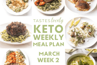 Keto Menu for March Week 2