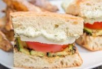 Smoky Grilled Zucchini Caprese Melt