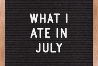 My July Food Adventures