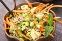 Vibrant Thai Cucumber Carrot Noodle Salad