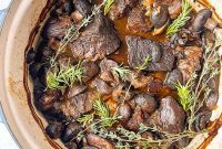 Decadent Red Wine Braised Beef