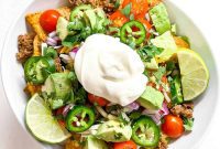 Effortless Keto Beef Taco Bowl