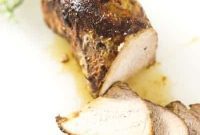 Golden Honey-Mustard Rosemary Pork Tenderloin