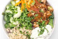 Simple Chicken Shawarma Bowls Bursting with Flavor
