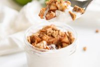 Protein-Packed Apple Pie Cheesecake Bliss