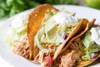 Effortless Mexican Slow Cooker Chicken Tacos