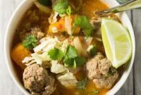 Hearty Albondigas and Cabbage Winter Soup