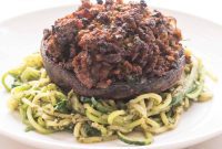 Savory Keto Sausage Stuffed Portobello Caps