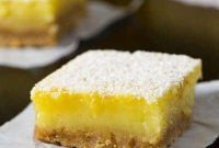 Meyer Lemon Coconut Bliss Bars