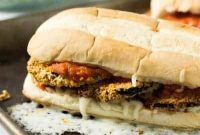 Vegan Crispy Eggplant Sandwich Melts