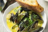 Velvety Lager Mussels