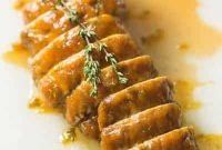Pumpkin Thyme Glazed Pork Tenderloin