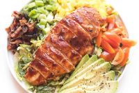 Smoky BBQ Chicken BLT Salad Whole30 and Keto