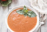 Quick 15-Minute Paleo and Whole30 Tomato Basil Soup