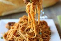 Guilt-Free Sausage Meatball Spaghetti