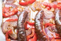 Easy One-Pan Paleo Whole30 Sausage, Pepper and Potato Bake