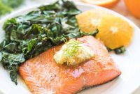 Vibrant Orange Dill Butter Salmon Whole30 Paleo Keto Friendly