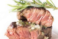 Gourmet Whole30 Keto Filet Mignon with Aromatic Herb Butter