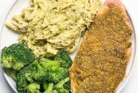 Crispy Keto Pesto Chicken Bake