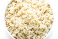 Quick and Easy Frozen Cauliflower Rice Hack