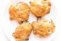 Perfectly Crispy Whole30 Keto Chicken Thighs