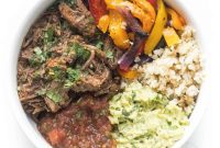 Delicious Whole30 and Keto Instant Pot Barbacoa Bowls