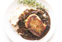 Ultimate Whole30 Keto Pork Chops with Creamy Bacon Mushroom Sauce