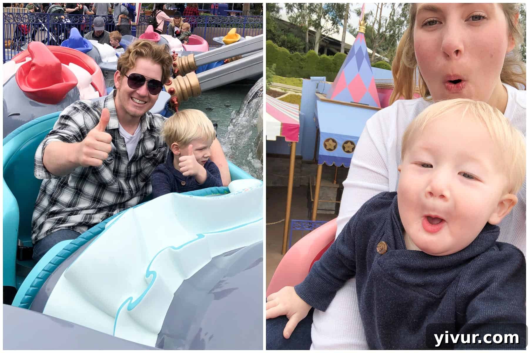 Disneyland Main Street USA with holiday decorations