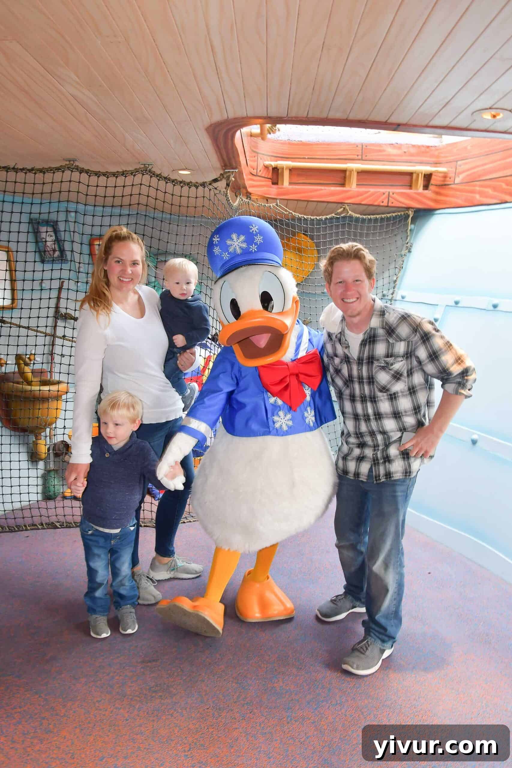 Kids playing in Disneyland queue