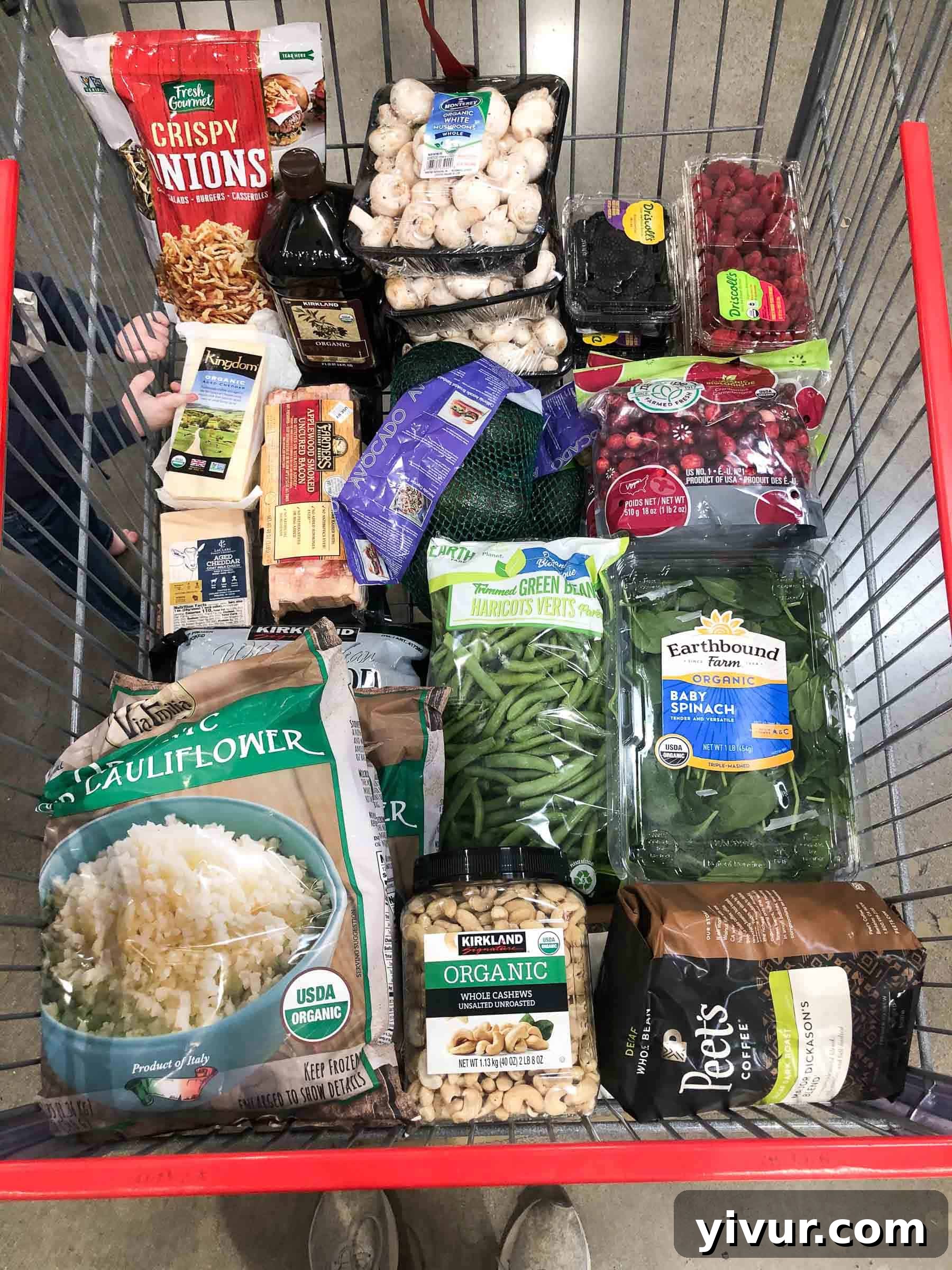 Costco grocery haul for Whole30 and Keto Thanksgiving week