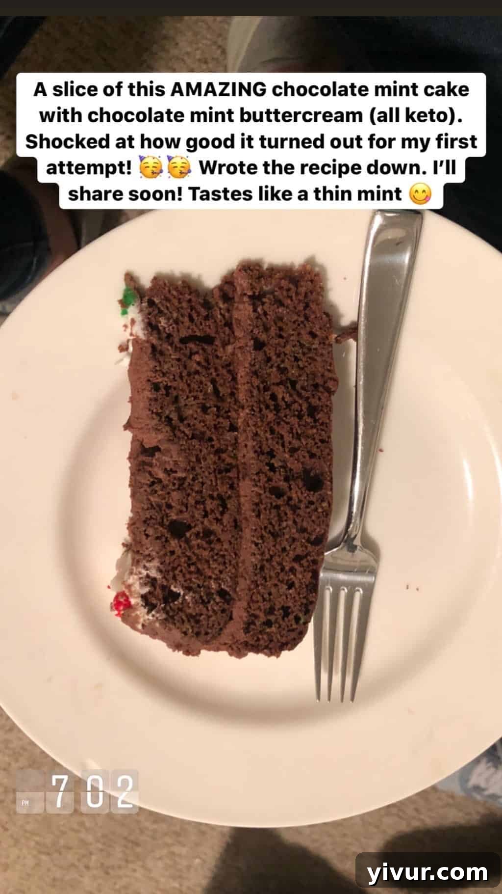 My Clean Keto and Whole30 Food Diary November 2019 64 Keto chocolate birthday cake, a delicious and compliant dessert