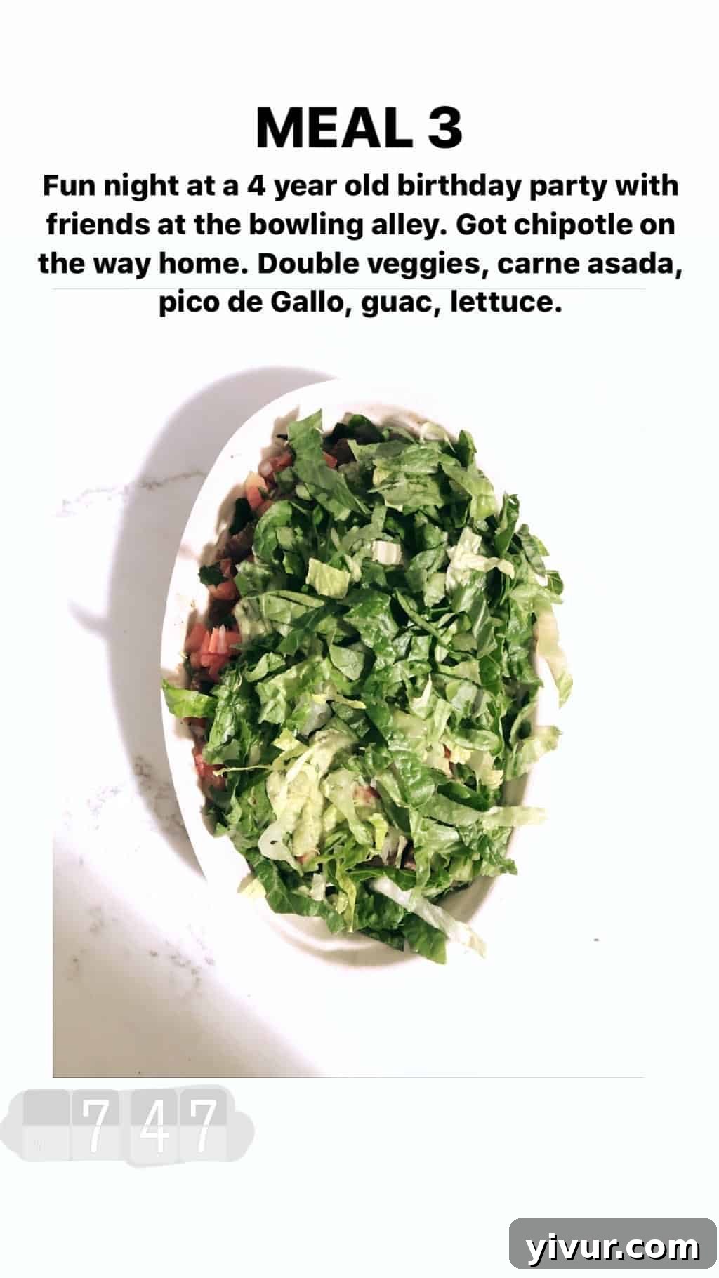 My Clean Keto and Whole30 Food Diary November 2019 60 Chipotle carne asada bowl, a customized order for clean keto
