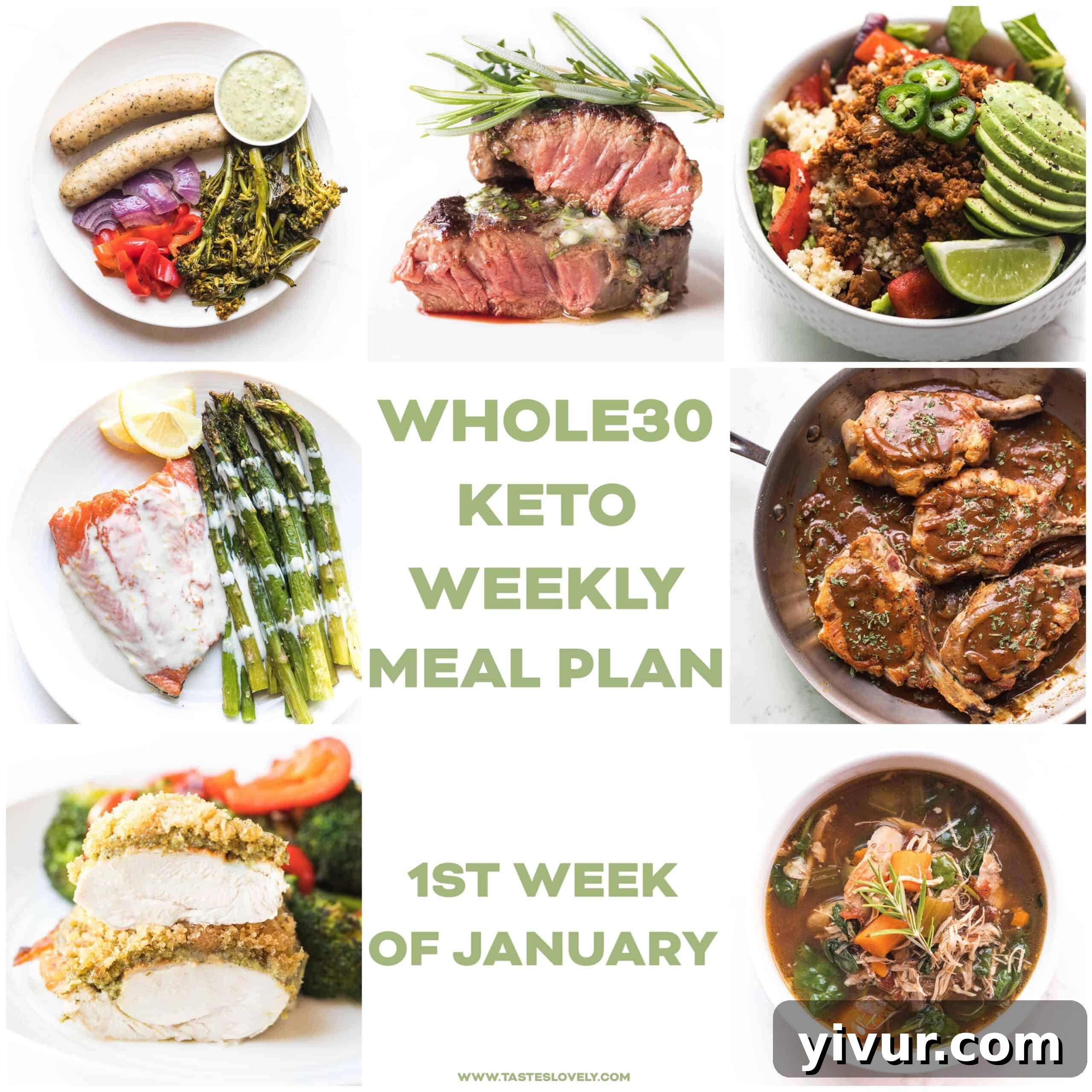 whole30 + keto weekly meal plan menu recipe roundup a delicious and healthy start to the new year