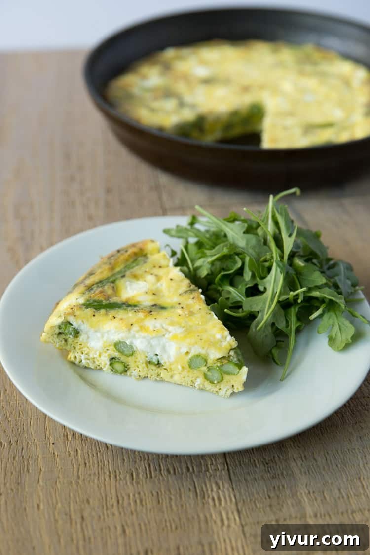 Delicious Asparagus and Goat Cheese Frittata for Brunch