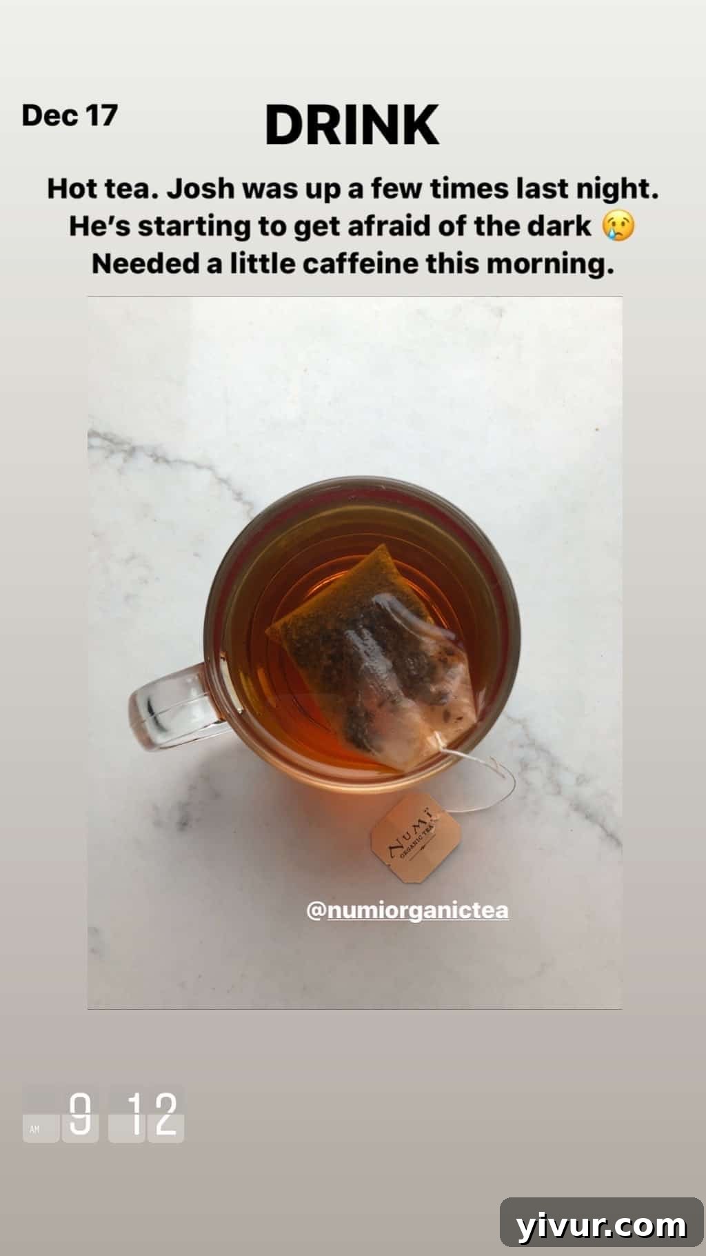 December 2019 Clean Keto and Whole30 Food Diary 50 A simple, clear mug of hot tea, a comforting and hydrating beverage option.
