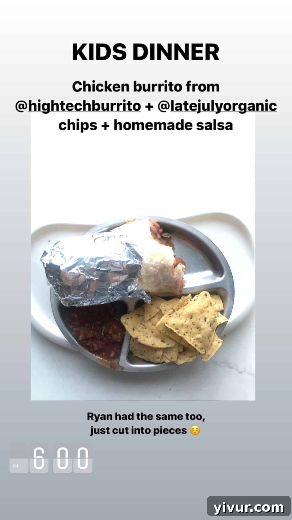 Lunch for a busy day: whole wheat pita bread with hummus and mixed greens