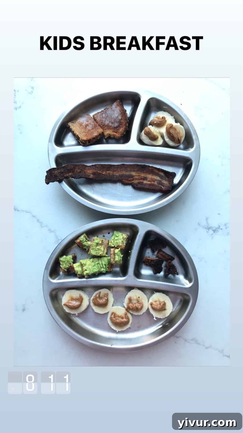 Toddler's warm breakfast: scrambled egg whites with diced bell peppers