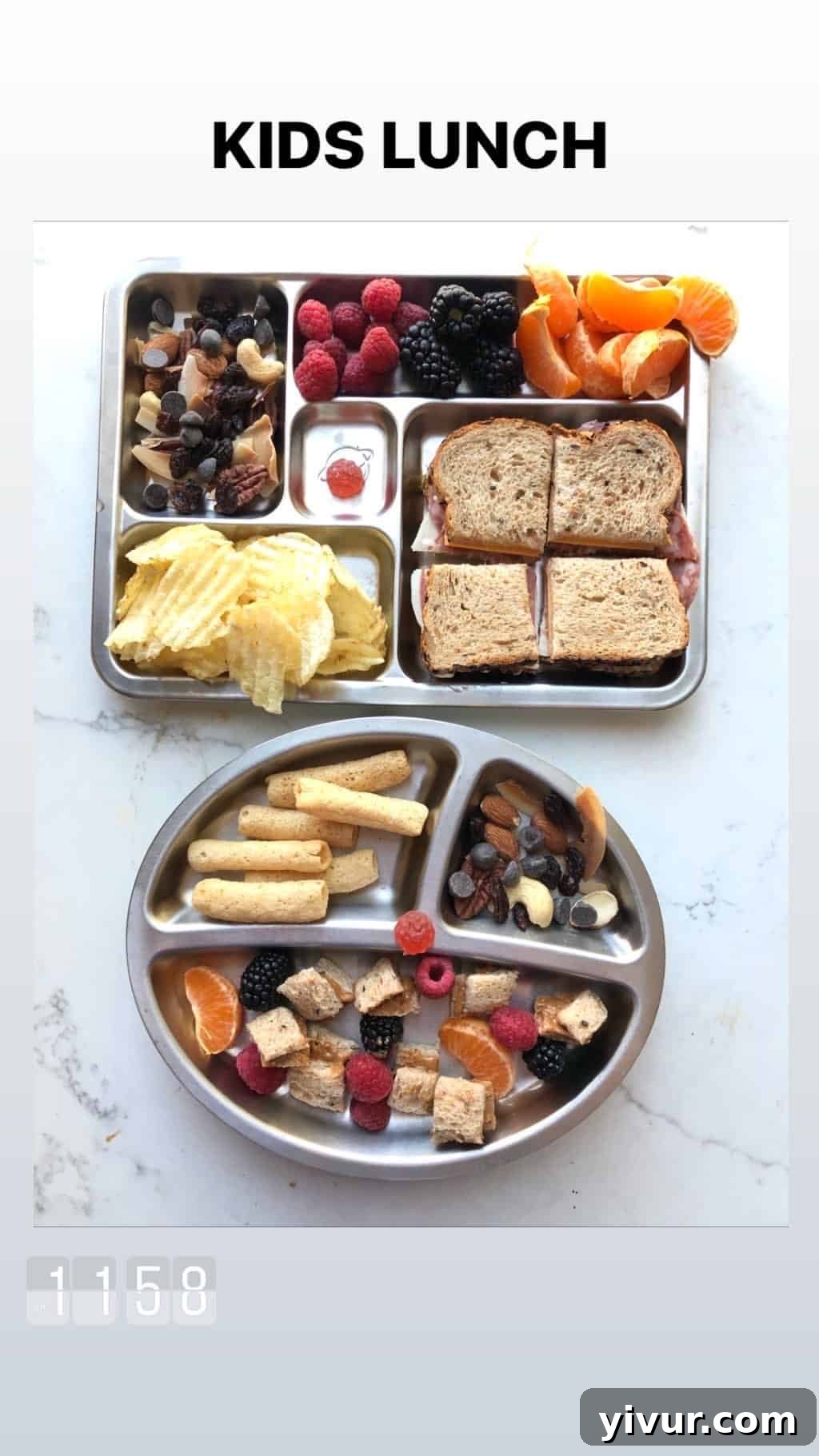 Healthy and fun snack: homemade fruit popsicles with real fruit chunks