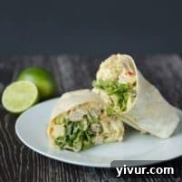 Curried Chicken Salad and Apple Wraps